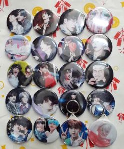 Huy Hiệu Cài Áo In Hình Cá Nhân, Idol, Logo Nhóm Theo Yêu Cầu