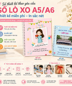 Sổ Tay Lò Xo A5 / A6 Thiết Kế Theo Yêu Cầu – Cá Nhân Hóa Nội Dung, Lưu Giữ Kỷ Niệm Đẹp