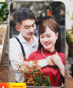 Alternative view of In Ảnh Tráng Gương Cao Cấp Để Bàn / Treo Tường (Bo Viền Bạc Sang Trọng)