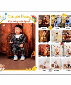 Alternative view of Khung Ảnh Tráng Gương Ghép Ảnh Theo Yêu Cầu – Lưu Giữ Trọn Vẹn Hành Trình Lớn Khôn Của Con